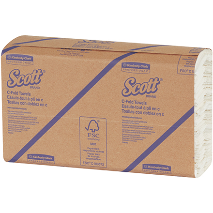 Scott<span class='rtm'>®</span> Surpass<span class='rtm'>®</span> White C-Fold Towels